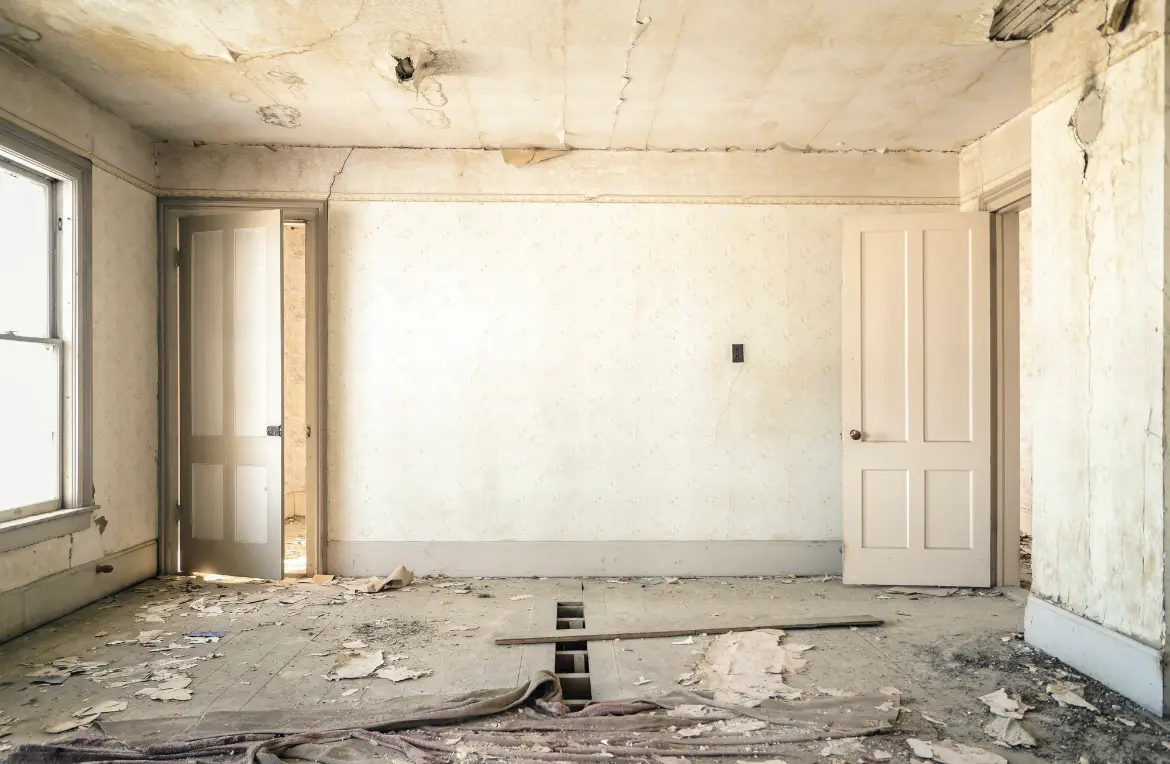 Waste disposal crew managing a cleanout project in Clayton